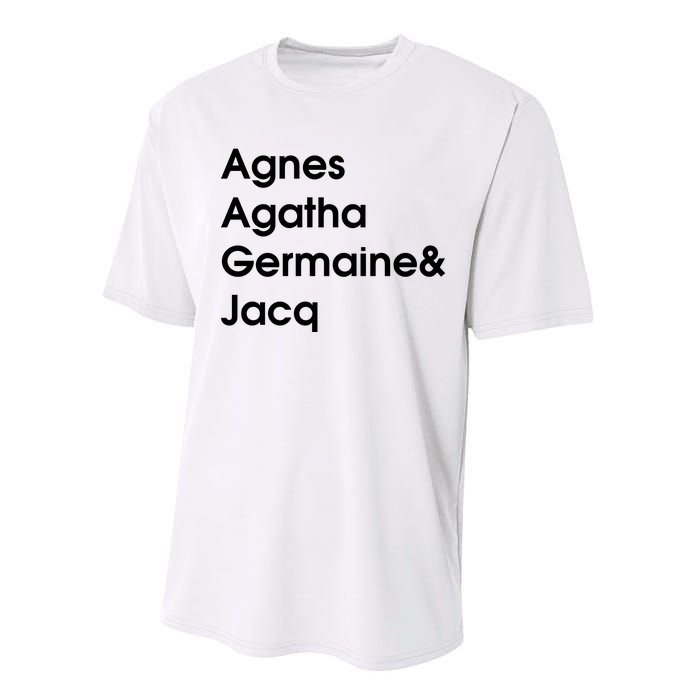 Biz Markie Just A Friend Agnes Agatha Germaine And Jacq Performance Sprint T-Shirt