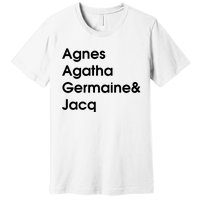 Biz Markie Just A Friend Agnes Agatha Germaine And Jacq Premium T-Shirt