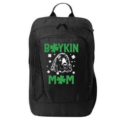 Boykin Mom Kin Spaniel Hunting Dog Mama St Patricks Day Gift City Backpack