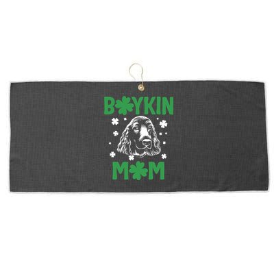 Boykin Mom Kin Spaniel Hunting Dog Mama St Patricks Day Gift Large Microfiber Waffle Golf Towel