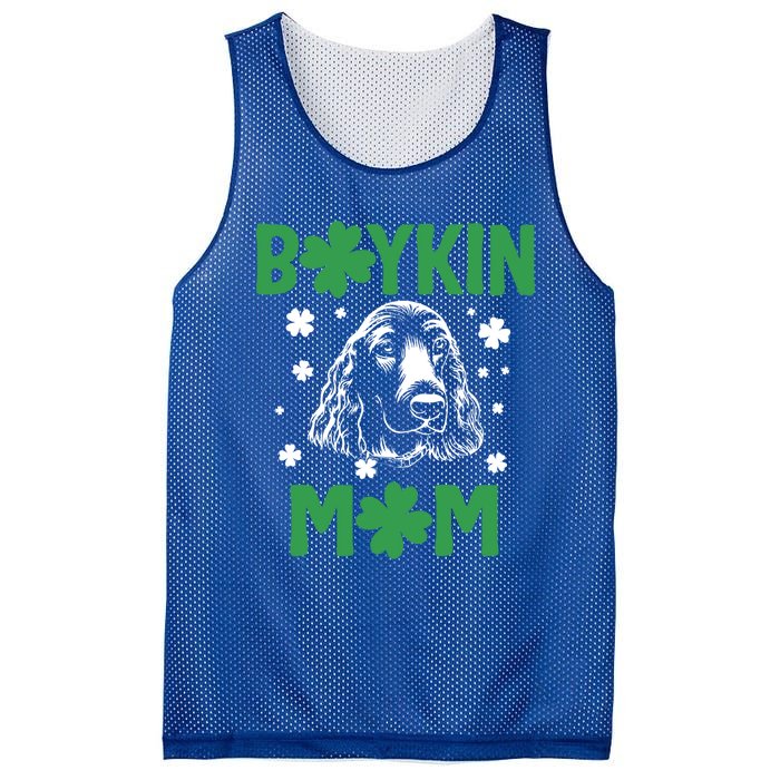 Boykin Mom Kin Spaniel Hunting Dog Mama St Patricks Day Gift Mesh Reversible Basketball Jersey Tank