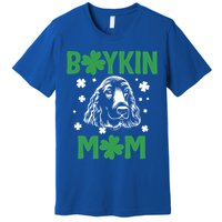 Boykin Mom Kin Spaniel Hunting Dog Mama St Patricks Day Gift Premium T-Shirt