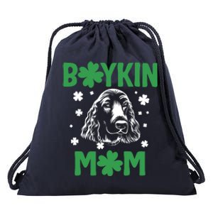 Boykin Mom Kin Spaniel Hunting Dog Mama St Patricks Day Gift Drawstring Bag