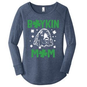 Boykin Mom Kin Spaniel Hunting Dog Mama St Patricks Day Gift Women's Perfect Tri Tunic Long Sleeve Shirt