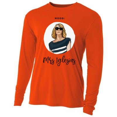 Bridesmaids Move Kristen Wiig Funny Mrs Iglesias Print Copy Cooling Performance Long Sleeve Crew