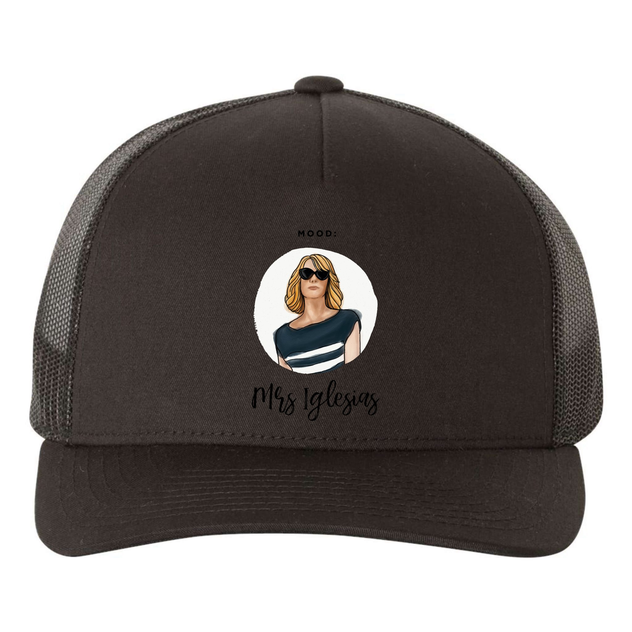 Bridesmaids Move Kristen Wiig Funny Mrs Iglesias Print Copy Yupoong Adult 5-Panel Trucker Hat