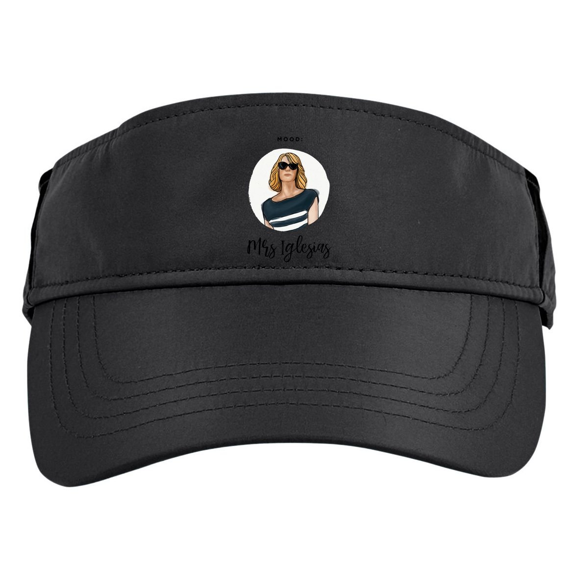 Bridesmaids Move Kristen Wiig Funny Mrs Iglesias Print Copy Adult Drive Performance Visor