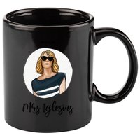 Bridesmaids Move Kristen Wiig Funny Mrs Iglesias Print Copy 11oz C Handle Ceramic Mug