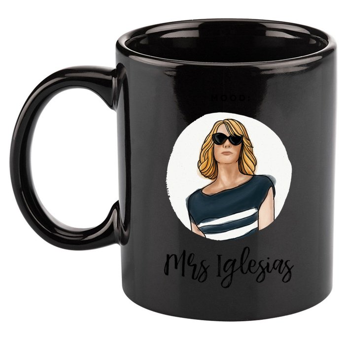 Bridesmaids Move Kristen Wiig Funny Mrs Iglesias Print Copy 11oz C Handle Ceramic Mug
