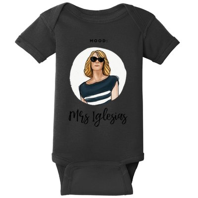 Bridesmaids Move Kristen Wiig Funny Mrs Iglesias Print Copy Baby Bodysuit