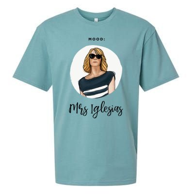 Bridesmaids Move Kristen Wiig Funny Mrs Iglesias Print Copy Sueded Cloud Jersey T-Shirt