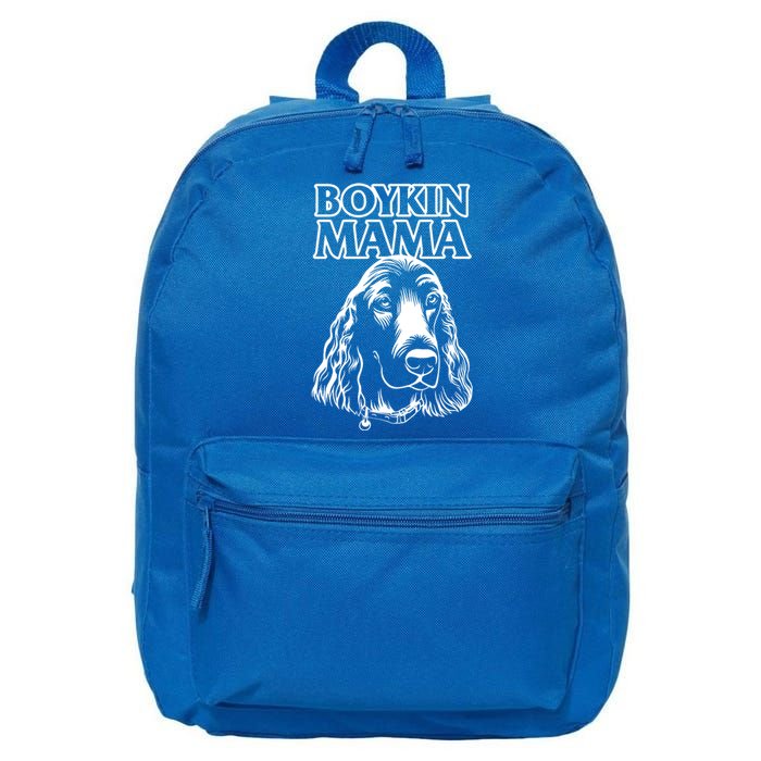 Boykin Mama Kin Spaniel Hunting Dog Mom Mothers Day Great Gift 16 in Basic Backpack