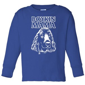 Boykin Mama Kin Spaniel Hunting Dog Mom Mothers Day Great Gift Toddler Long Sleeve Shirt