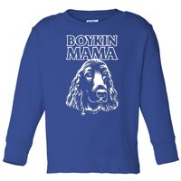 Boykin Mama Kin Spaniel Hunting Dog Mom Mothers Day Great Gift Toddler Long Sleeve Shirt