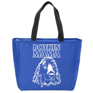 Boykin Mama Kin Spaniel Hunting Dog Mom Mothers Day Great Gift Zip Tote Bag