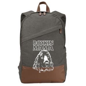 Boykin Mama Kin Spaniel Hunting Dog Mom Mothers Day Great Gift Cotton Canvas Backpack