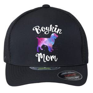 Boykin Mom Kin Spaniel Hunting Dog Mom Mama Mothers Day Funny Gift Flexfit Unipanel Trucker Cap