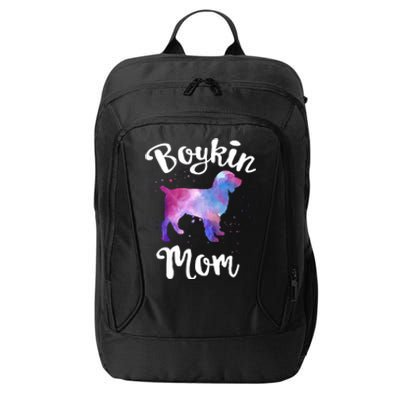 Boykin Mom Kin Spaniel Hunting Dog Mom Mama Mothers Day Funny Gift City Backpack