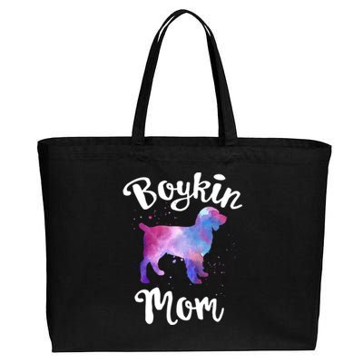 Boykin Mom Kin Spaniel Hunting Dog Mom Mama Mothers Day Funny Gift Cotton Canvas Jumbo Tote