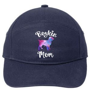 Boykin Mom Kin Spaniel Hunting Dog Mom Mama Mothers Day Funny Gift 7-Panel Snapback Hat