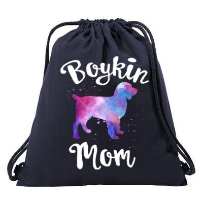 Boykin Mom Kin Spaniel Hunting Dog Mom Mama Mothers Day Funny Gift Drawstring Bag