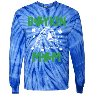 Boykin Mom Kin Spaniel Hunting Dog Mama St Patricks Day Gift Tie-Dye Long Sleeve Shirt