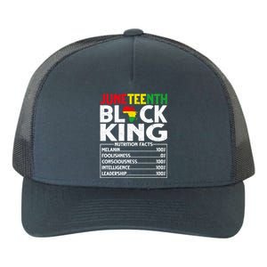 Black Melanin King Nutritional Facts African Blm Juneteenth Great Gift Yupoong Adult 5-Panel Trucker Hat