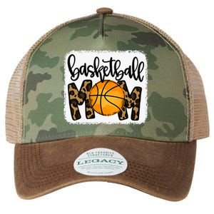 Basketball Mom Leopard Basketball Mama Legacy Tie Dye Trucker Hat