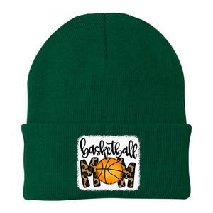 Basketball Mom Leopard Basketball Mama Knit Cap Winter Beanie