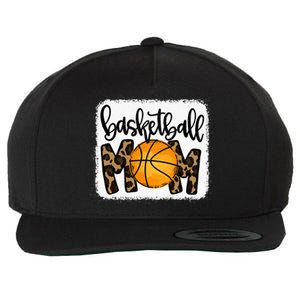 Basketball Mom Leopard Basketball Mama Wool Snapback Cap