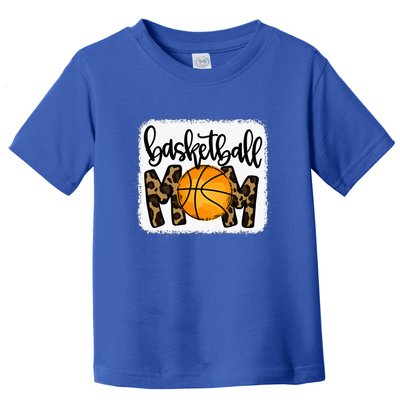 Basketball Mom Leopard Basketball Mama Toddler T-Shirt