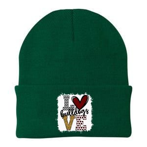 Bulldogs Mascot Love School Spirit Fantastic Gifts Knit Cap Winter Beanie