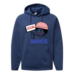 BBNO$ Merch Lets Get This Money Performance Fleece Hoodie