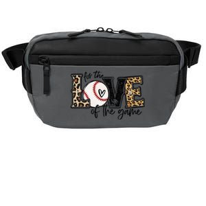 Baseball Mom Leopard For The Love Of The Game Baseball Crossbody Pack