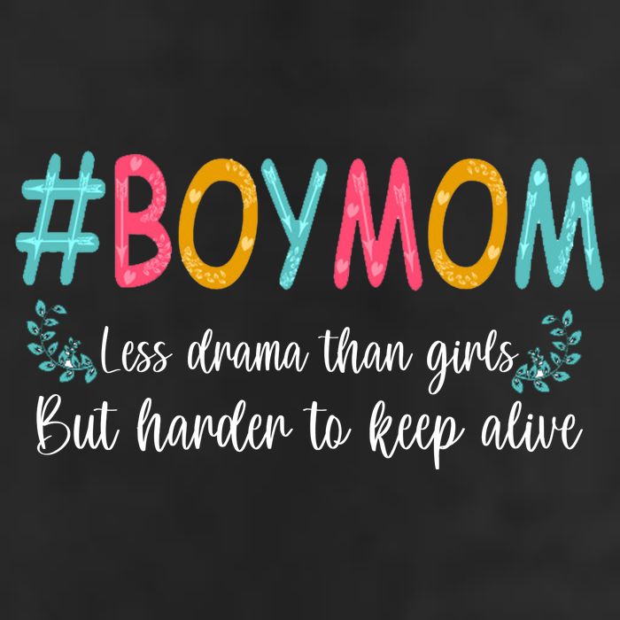 Boy Mom Less Drama Than Girls But Harder To Keep Alive 7 Panel Mesh Trucker Snapback Hat