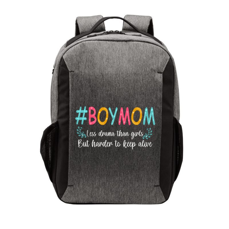 Boy Mom Less Drama Than Girls But Harder To Keep Alive Vector Backpack