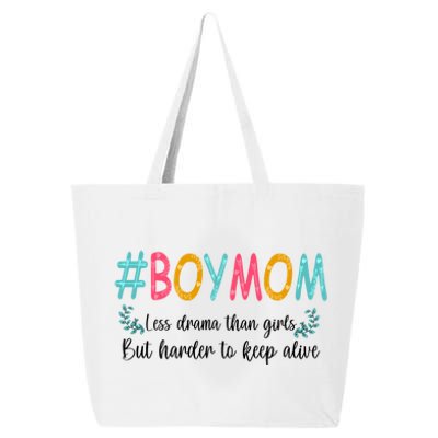 Boy Mom Less Drama Than Girls But Harder To Keep Alive 25L Jumbo Tote