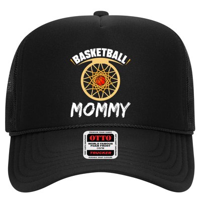 Basketball Mommy Lover Player Hobby Basketballer Mom Mother Gift Trucker Hat