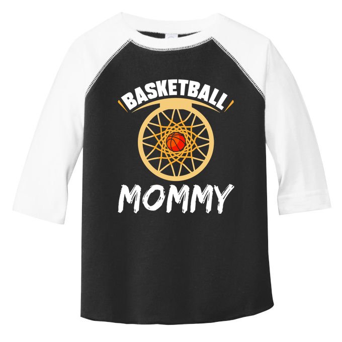 Basketball Mommy Lover Player Hobby Basketballer Mom Mother Gift Toddler Fine Jersey T-Shirt