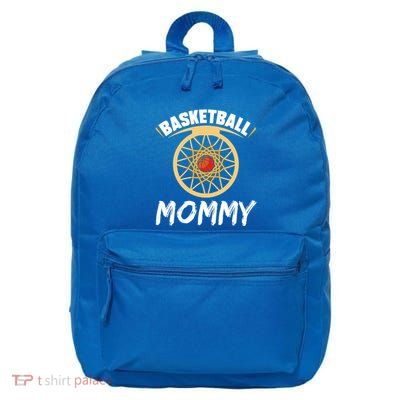 Basketball Mommy Lover Player Hobby Basketballer Mom Mother Gift 16 in Basic Backpack