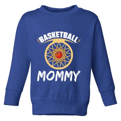 Basketball Mommy Lover Player Hobby Basketballer Mom Mother Gift Toddler Sweatshirt