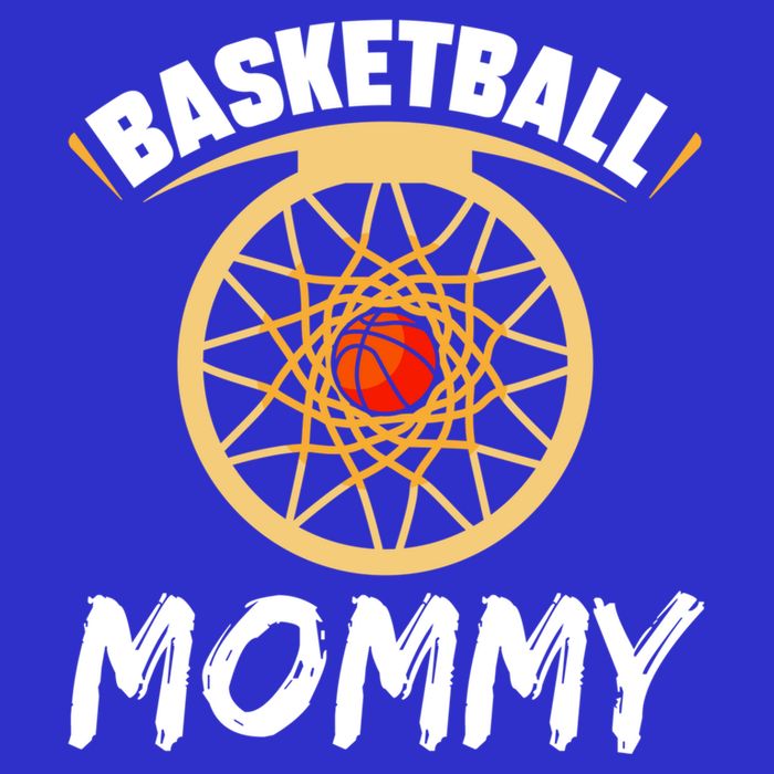 Basketball Mommy Lover Player Hobby Basketballer Mom Mother Gift Kids T-Shirt