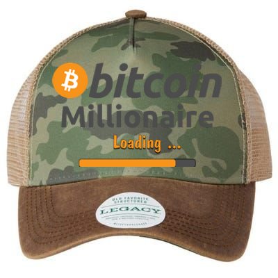 Bitcoin Millionaire Loading, Funny Bitcoin, Cryptocurrency, Bitcoin Crypto Legacy Tie Dye Trucker Hat