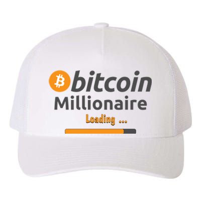 Bitcoin Millionaire Loading, Funny Bitcoin, Cryptocurrency, Bitcoin Crypto Yupoong Adult 5-Panel Trucker Hat