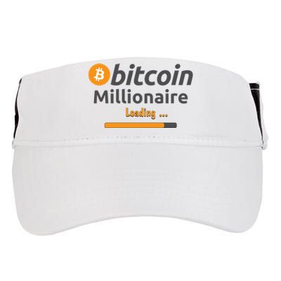 Bitcoin Millionaire Loading, Funny Bitcoin, Cryptocurrency, Bitcoin Crypto Adult Drive Performance Visor