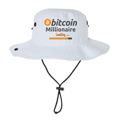 Bitcoin Millionaire Loading, Funny Bitcoin, Cryptocurrency, Bitcoin Crypto Legacy Cool Fit Booney Bucket Hat