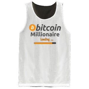 Bitcoin Millionaire Loading, Funny Bitcoin, Cryptocurrency, Bitcoin Crypto Mesh Reversible Basketball Jersey Tank