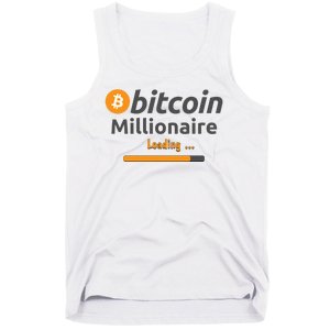 Bitcoin Millionaire Loading, Funny Bitcoin, Cryptocurrency, Bitcoin Crypto Tank Top