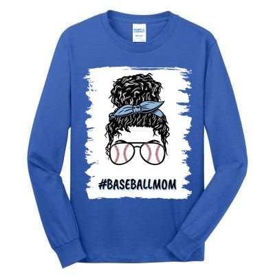 Baseball Mom Loud And Proud Baseball Mom Softball Mom Gift Tall Long Sleeve T-Shirt