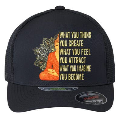 Buddha Meditation Law Of Attraction Flexfit Unipanel Trucker Cap